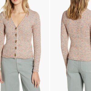 Madewell multicolor shrunken cardigan